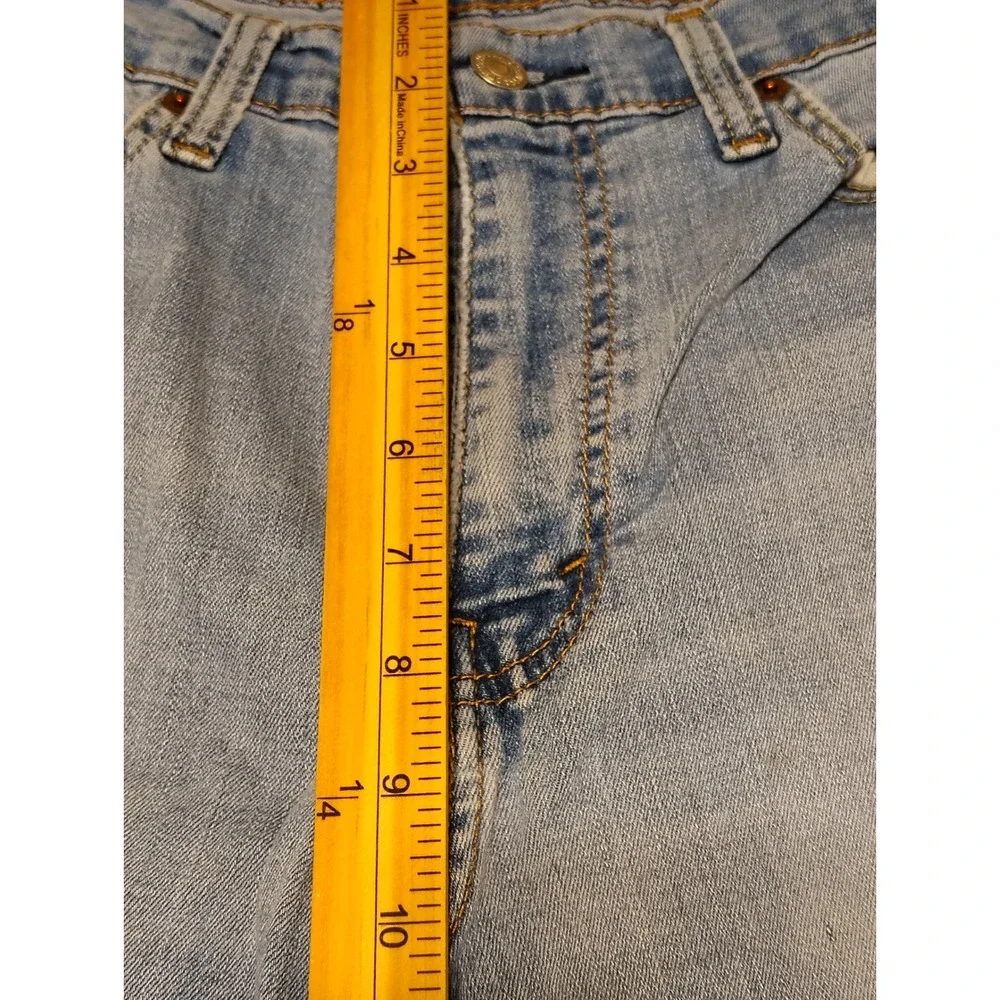 Levis 514‎ Straight Fit Mens Jeans Light Wash Denim W34 L30 Blue 00514-0986 S